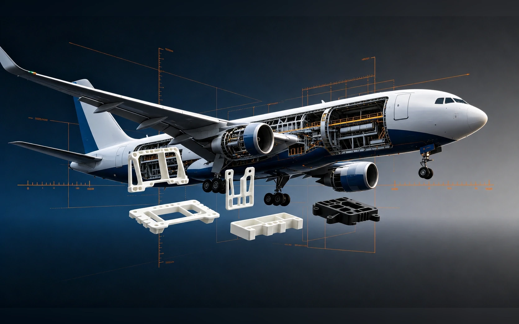 Aerospace Lightweight Plastic Parts