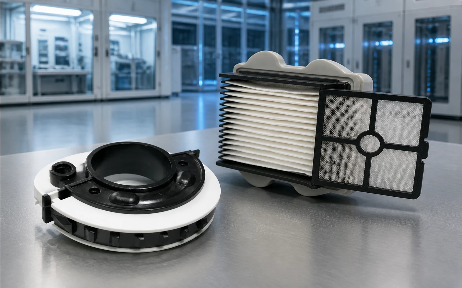 Custom energy-system plastic injection molded components