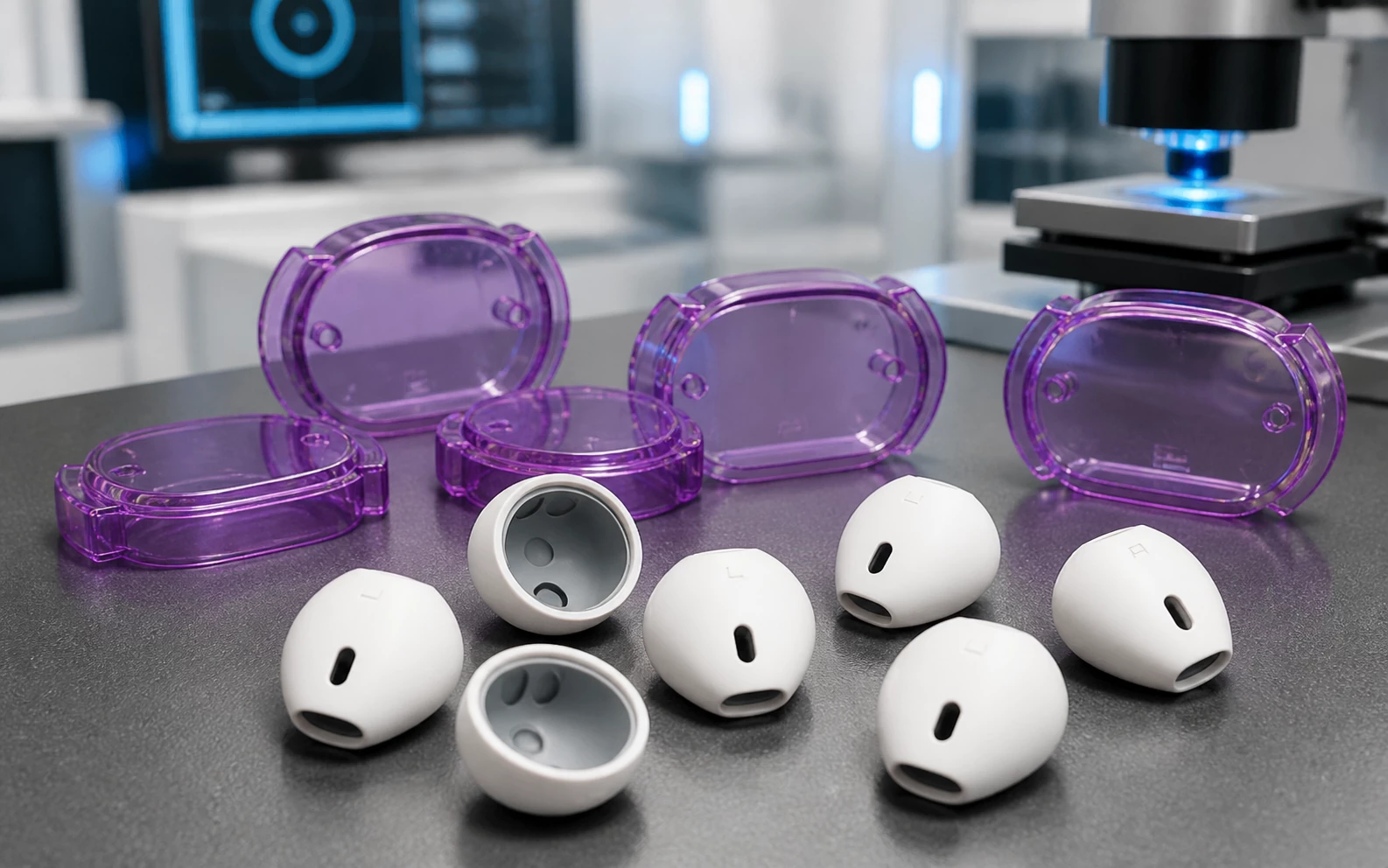 Custom precision electronics molded plastic parts