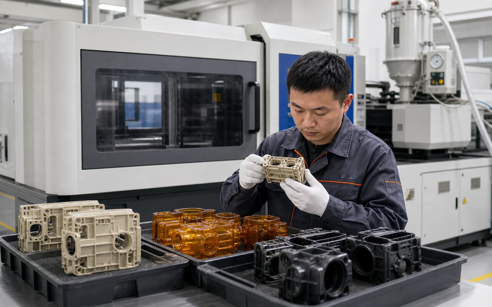 Engineering plastics injection molding production