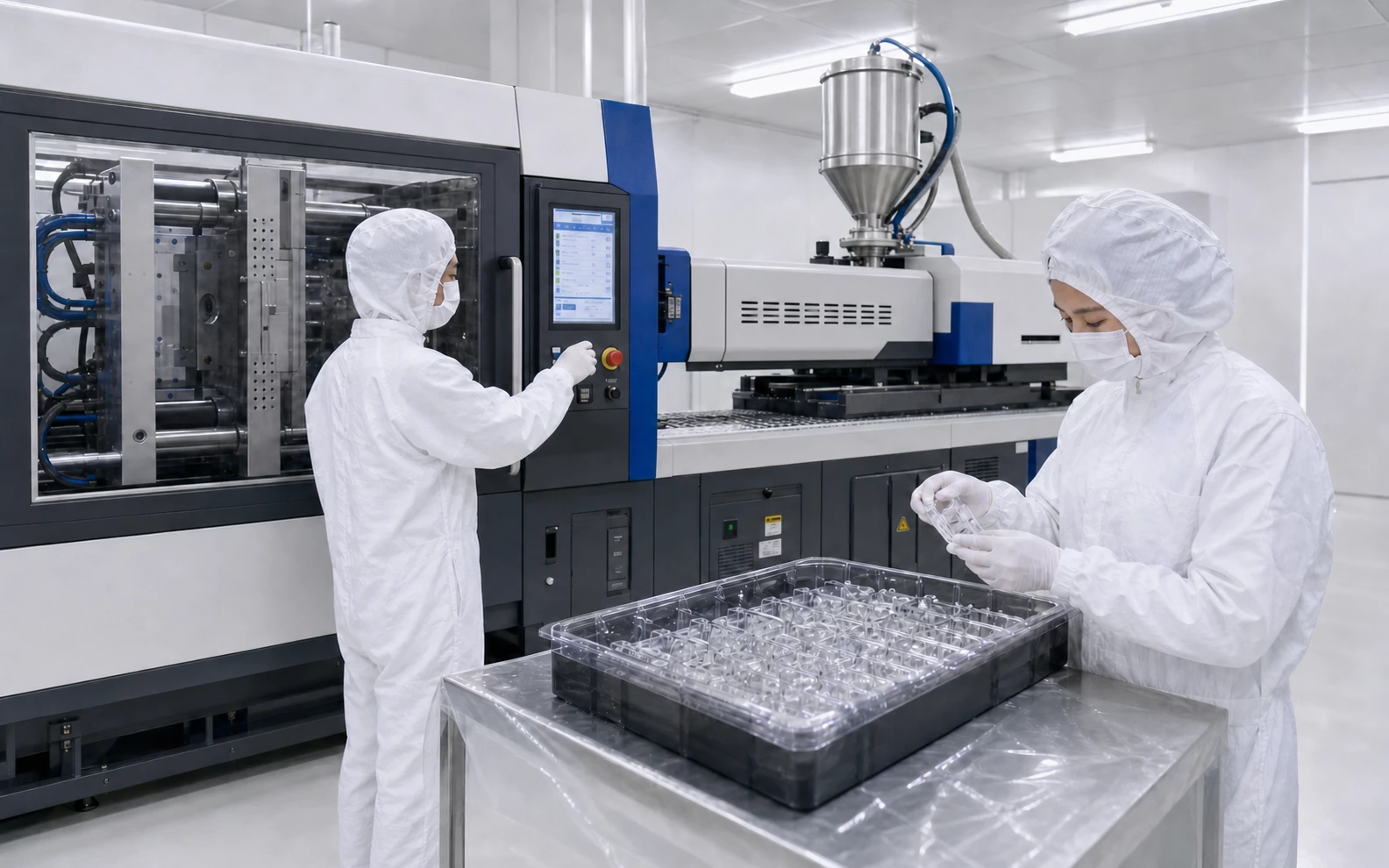 ISO Class 8 Cleanroom Injection Molding