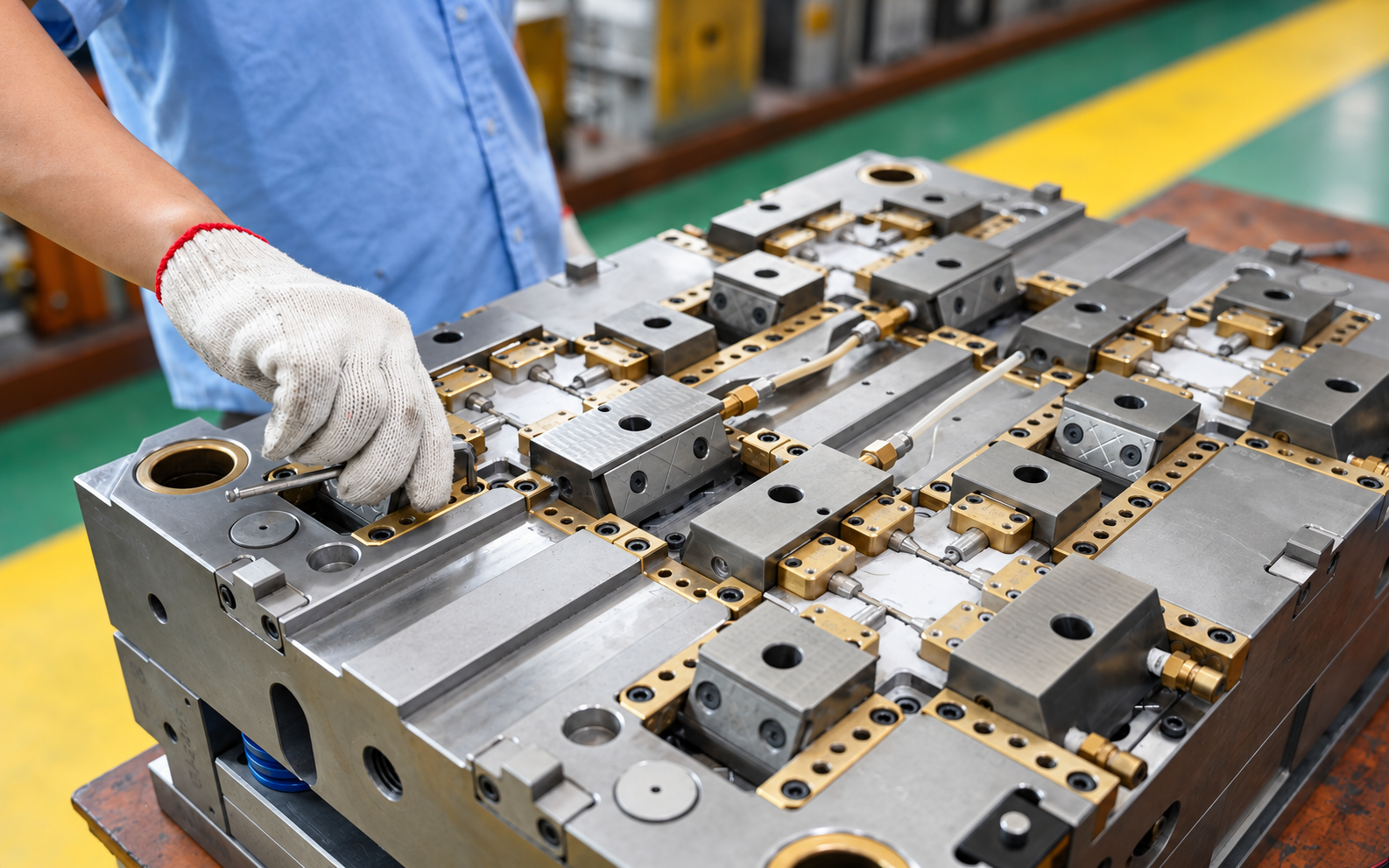 Injection mold received for arrival inspection